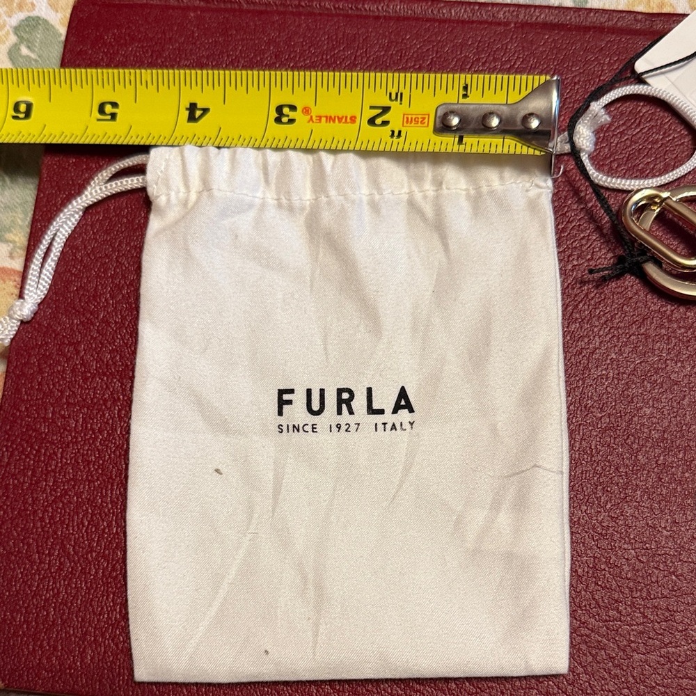 Furla NWT Black and Gold Bear Keychain with little bag. - Picture 16 of 16